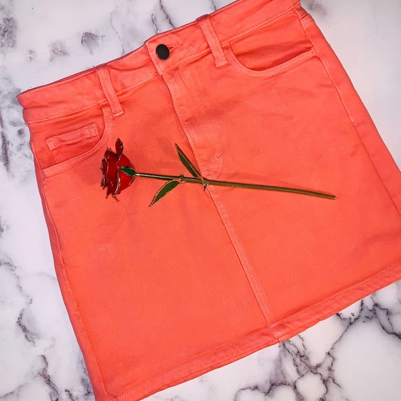 Fashion Nova Dresses & Skirts - 🐚 SOLD NWT Lovely Fashion Nova neon coral skirt